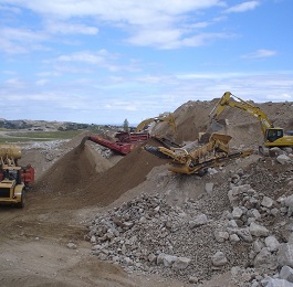 Elmasa Obras Públicas S.A. Machaqueo · Cribado