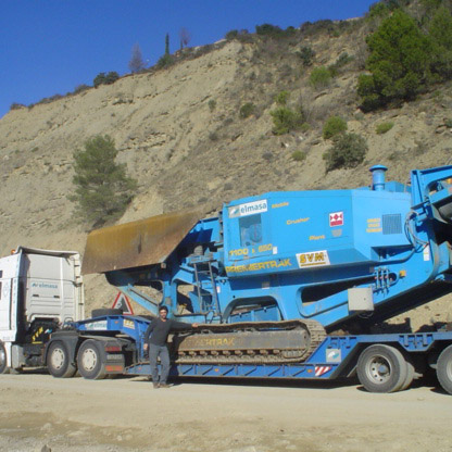 Elmasa Obras Públicas S.A. Machaqueo · Cribado