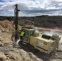 Elmasa Obras Públicas S.A. Perforación · Voladuras